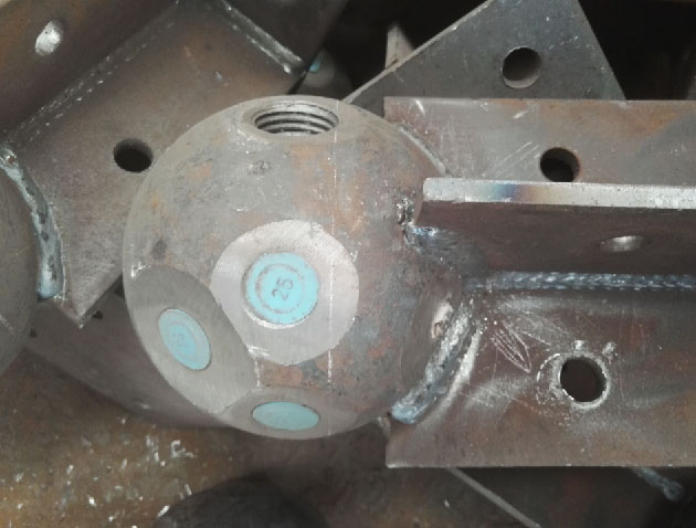 滨州螺栓球球塞，网架配件